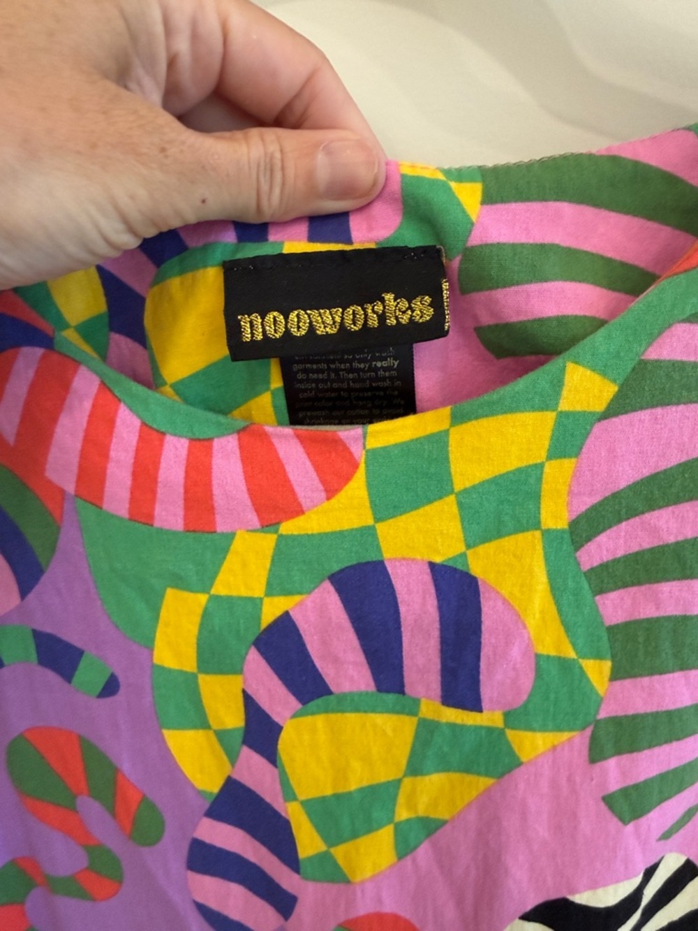 Nooworks Frida Dress in Squiggle Print LIMITED EDITION - Picture 2 of 3